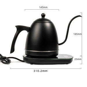 Hervidor Eléctrico Inteligente de Cuello de Cisne 800 ml con Control de Temperatura Constante – Acero Inoxidable 304 y 1200 W