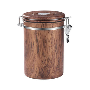 Contenedor Hermético para Café de 1.8L – Tarro Sellado al Vacío de Acero Inoxidable 304 con Cuchara Medidora