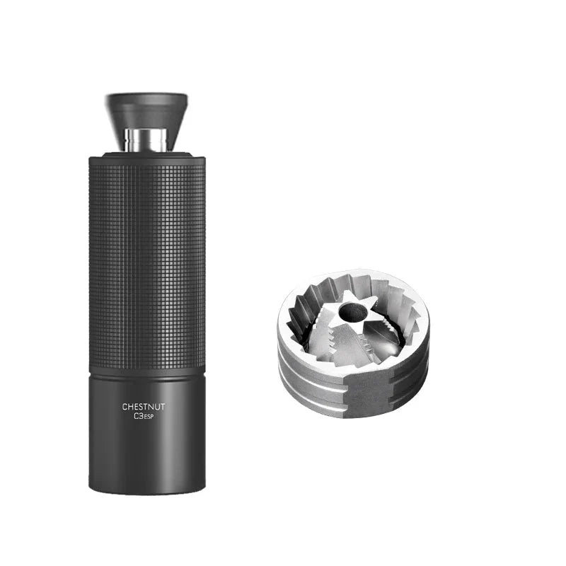 Molino de Café Manual C3ESP – Molinillo de Muelas de Acero con Cuerpo Metálico y Capacidad de 25 g