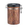Contenedor Hermético para Café de 1.8L – Tarro Sellado al Vacío de Acero Inoxidable 304 con Cuchara Medidora