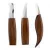 Set de Cuchillos para Tallado en Madera con Cuchillo de Precisión y Cuchillo de Corte en V