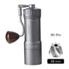 Molino de Café Manual NineAM M1/Pro 2024 – Muelas Cónicas de Acero Inoxidable de 48 mm con Cuerpo de Aluminio y Madera de Nogal