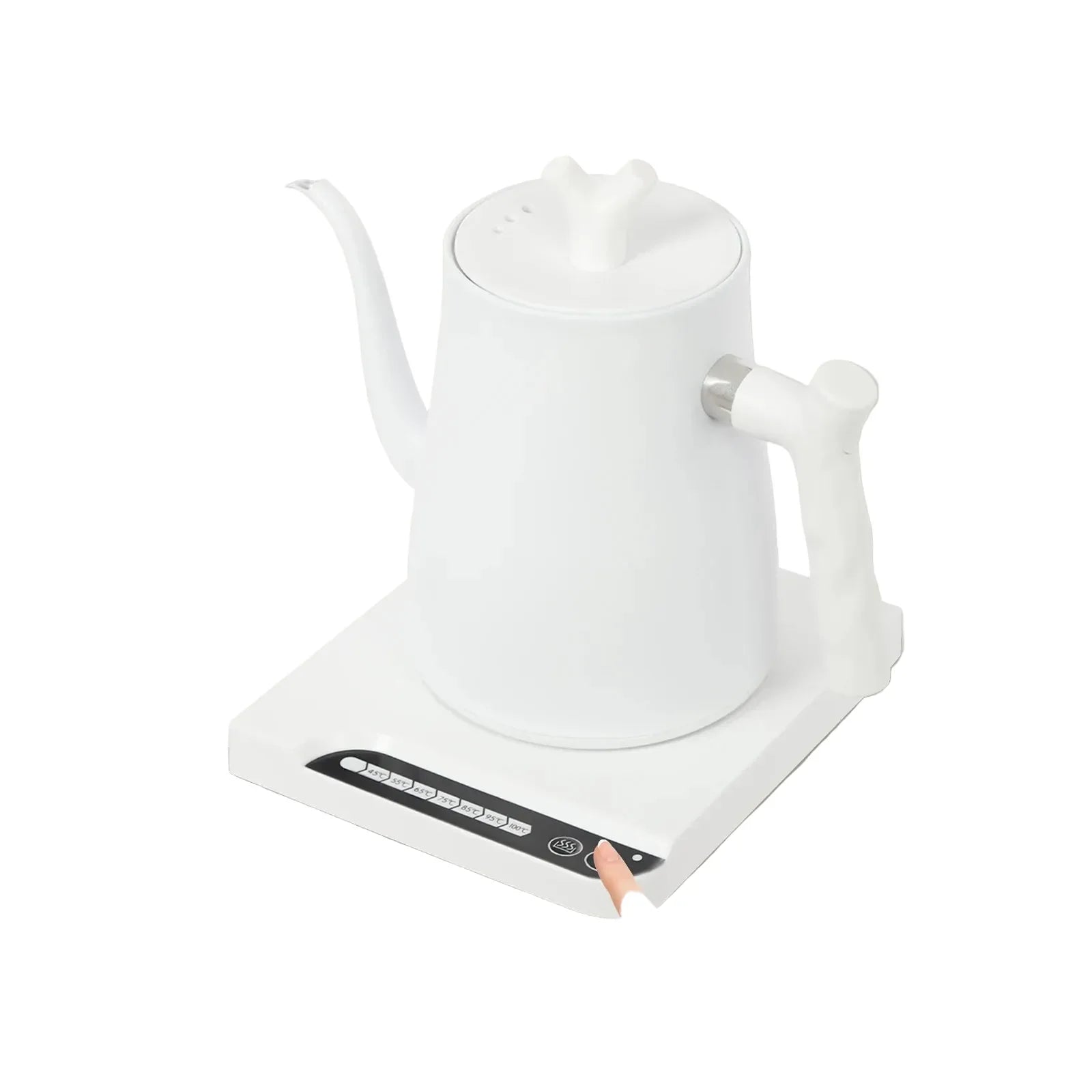 1L Electric Gooseneck Kettle with Temperature Control – 304 Stainless Steel, 1000W, 220V