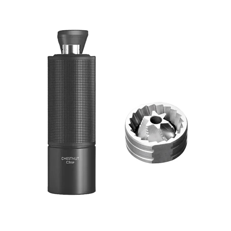 Molino de Café Manual C3ESP – Molinillo de Muelas de Acero con Cuerpo Metálico y Capacidad de 25 g