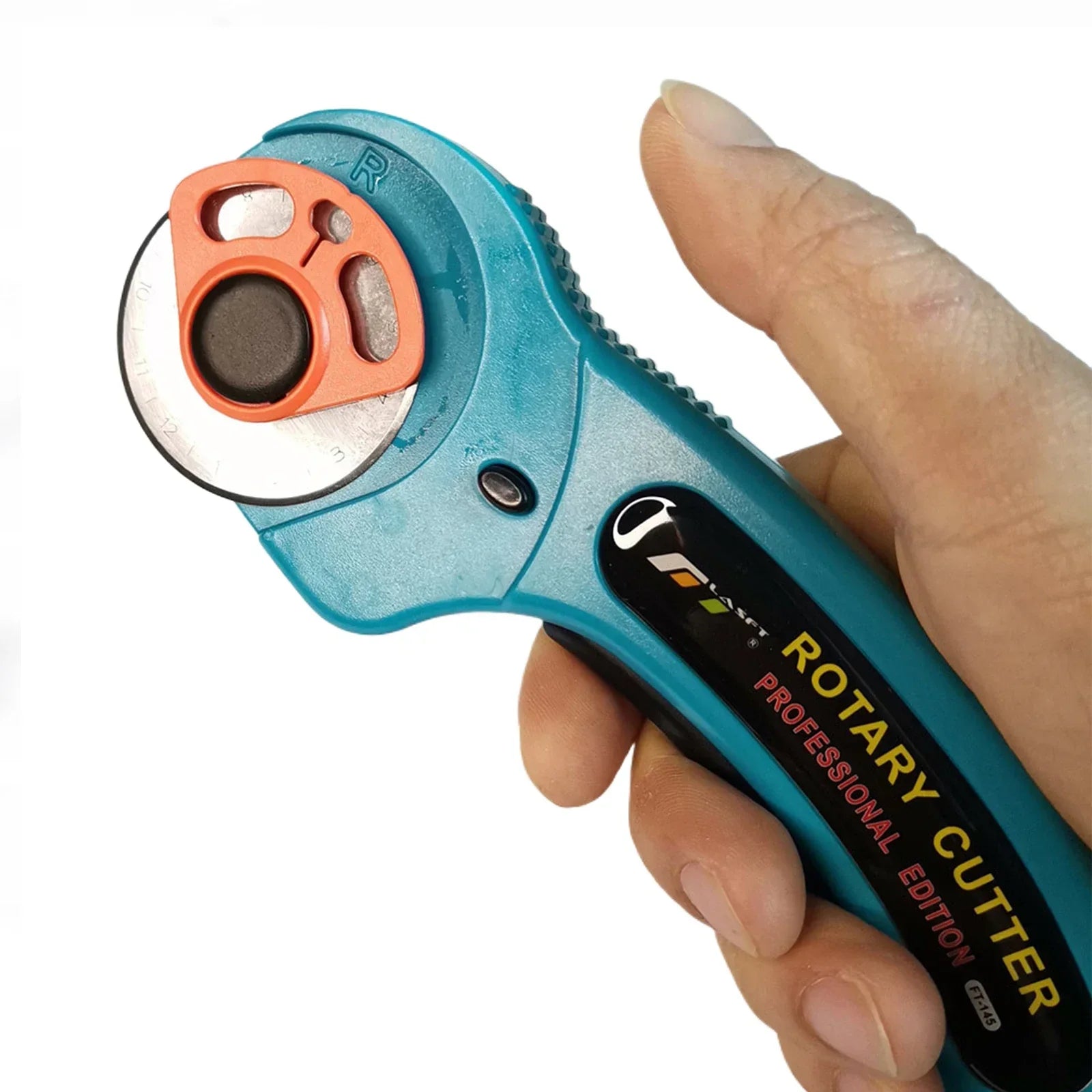 Cúter Rotativo de 45 mm para Tela, Papel y Cuero con Hoja Circular de Precisión