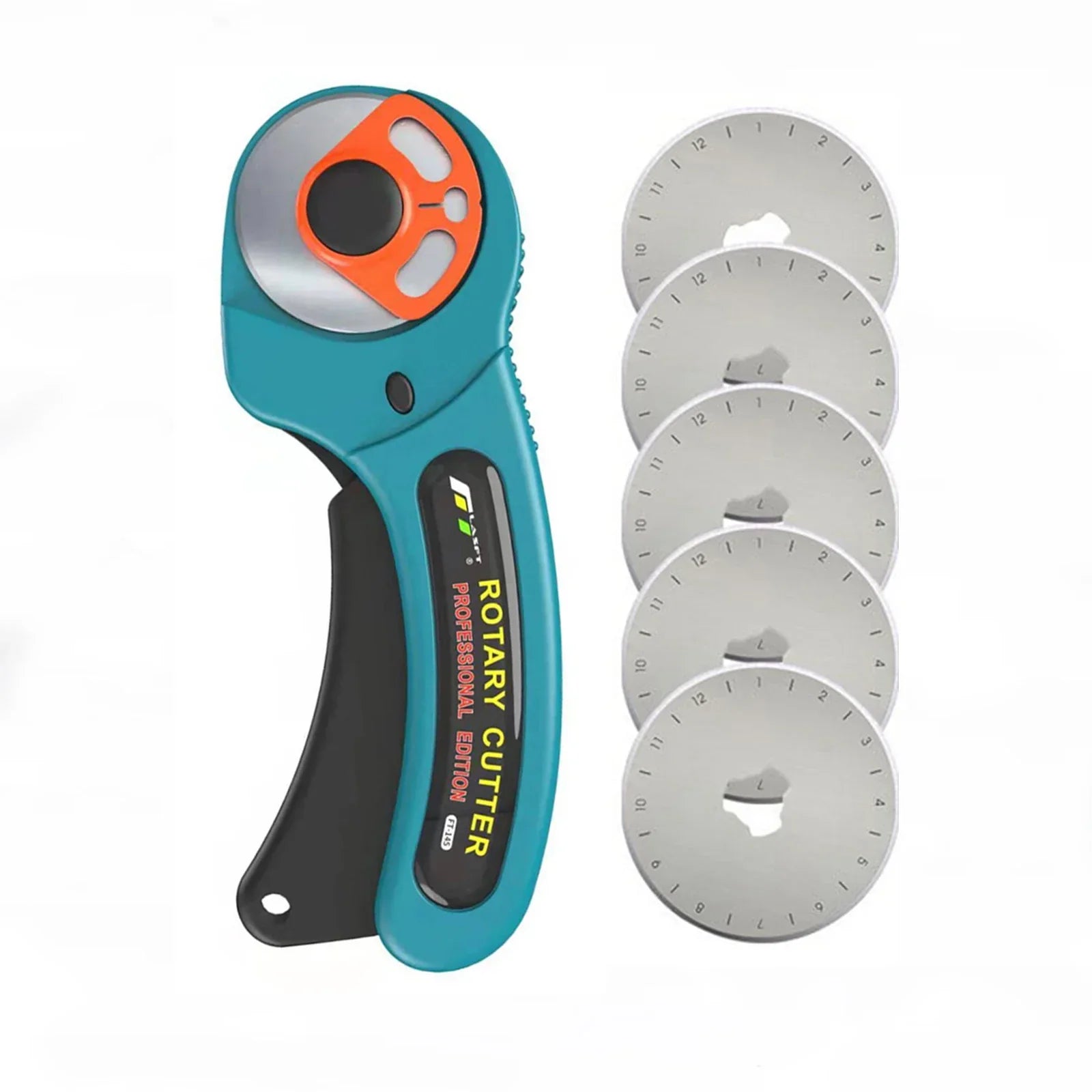 Cúter Rotativo de 45 mm para Tela, Papel y Cuero con Hoja Circular de Precisión