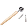 Set de Pluma de Caligrafía de Inmersión con 3 Plumines de Acero Inoxidable y Tinta – Portaplumas de Madera para Caligrafía, Dibujo e Ilustración